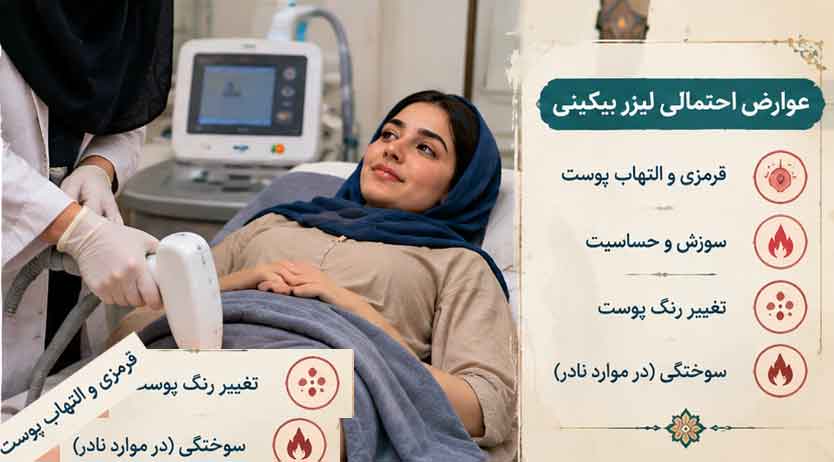 مهمترین عوارض لیزر بیکینی برای دختر باکره